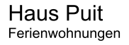 Haus Puit Ferienwohnungen